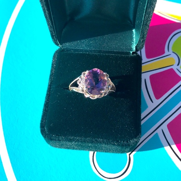 Ametrine/White Topaz Ring Anahi Size 8 Annabelle Coll Limited Edit… - Picture 7 of 12